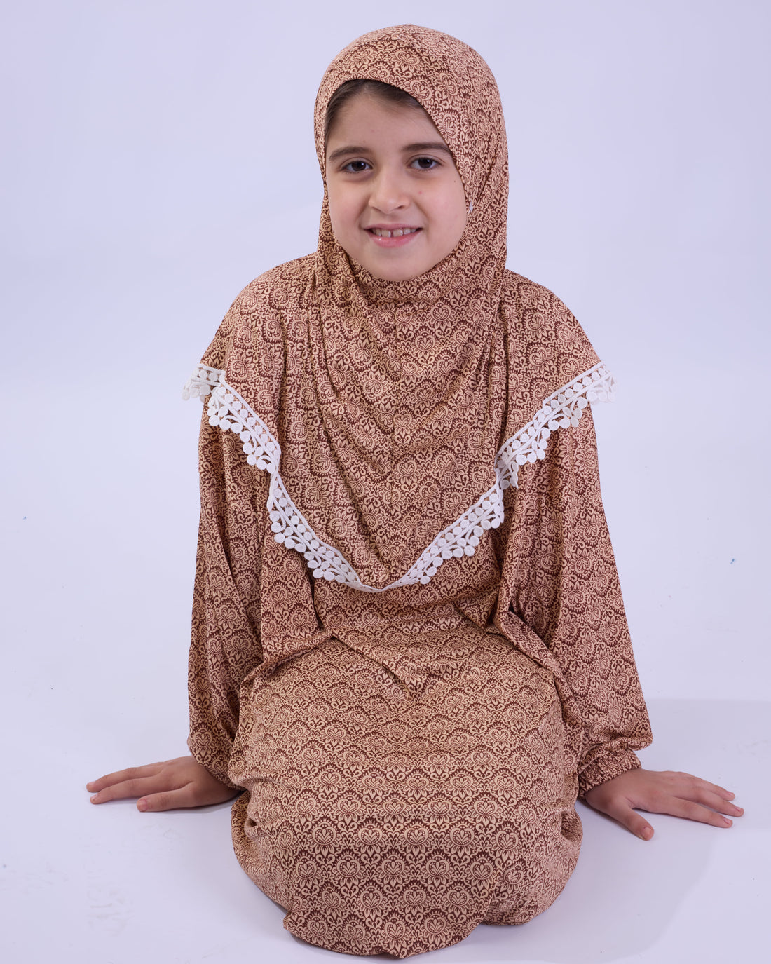 اسدال بخمار أطفالي مشجر