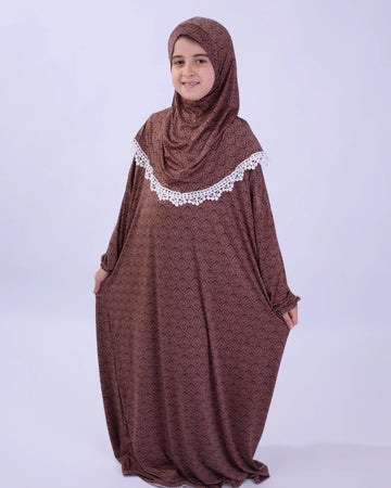 اسدال بخمار أطفالي مشجر